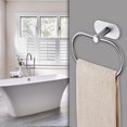 thumbnail image 6 of Everso Stainless Steel Towel Ring Wall Mount Towel Holder Self Adhesive Towel Ring Matte No Driling Bathroom Kitchen Acce, 6 of 8