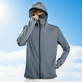 thumbnail image 2 of Xzbqbs Men's Fishing Jacket UPF 50+ Sun Protection Breathable Hooded Coat Quick Dry Hiking Outdoor Jackets for Men with Face Mask, 2 of 7