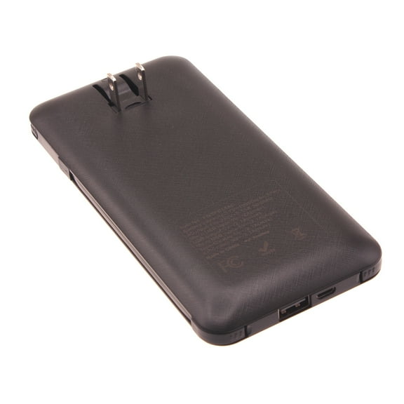 For Google Pixel 7a - 10000mAh Power Bank, Charger Backup Battery Portable USB Port Built-in Adapters AC Plug Slim N8V