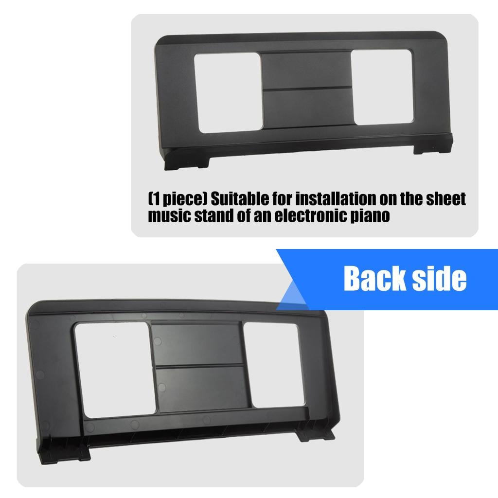 Yihuala Quick Install Music Sheet Stand For Keyboard Instruments Nonslip Surfaces Compacts Design Travel Friendly For Musicians