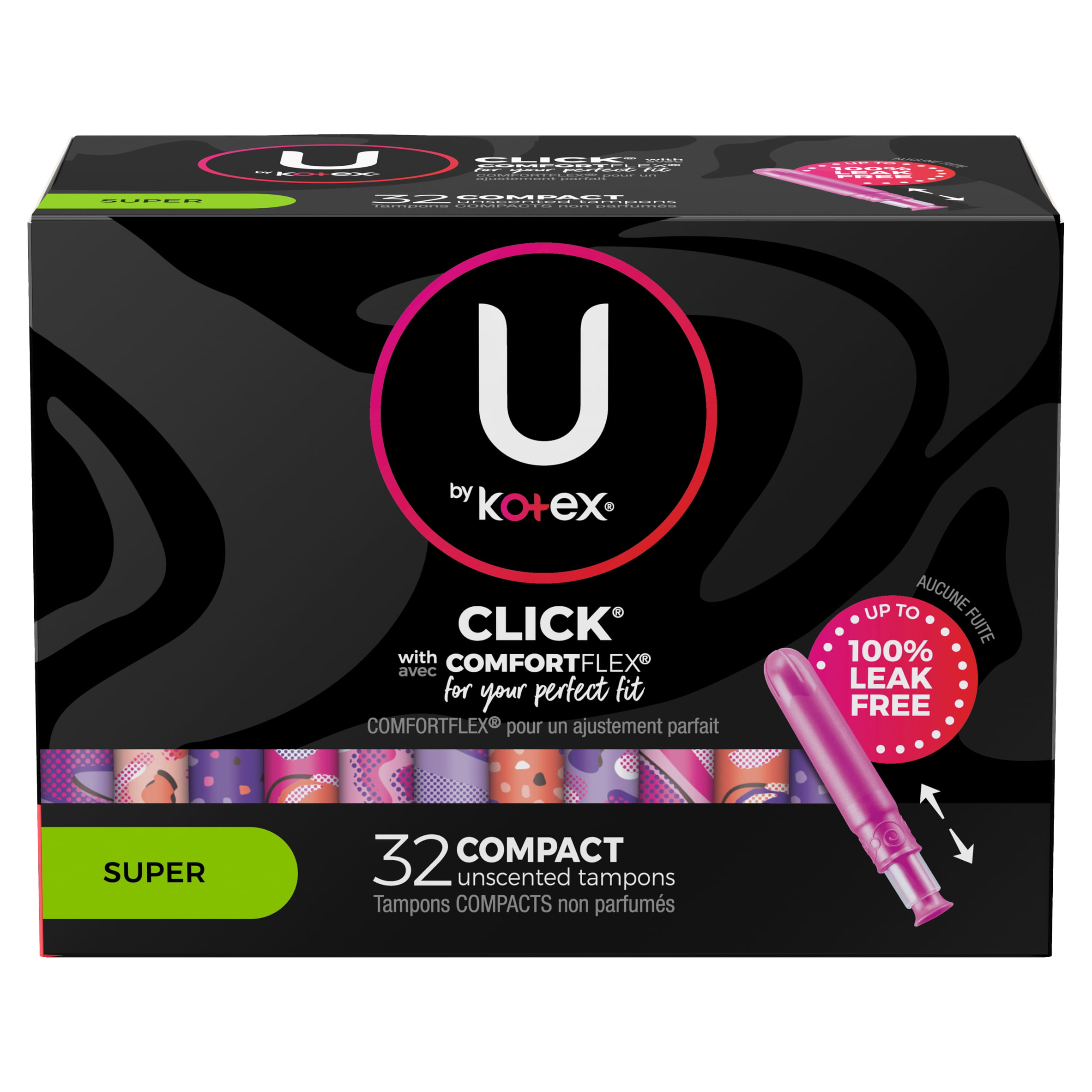 kotex tampons unscented