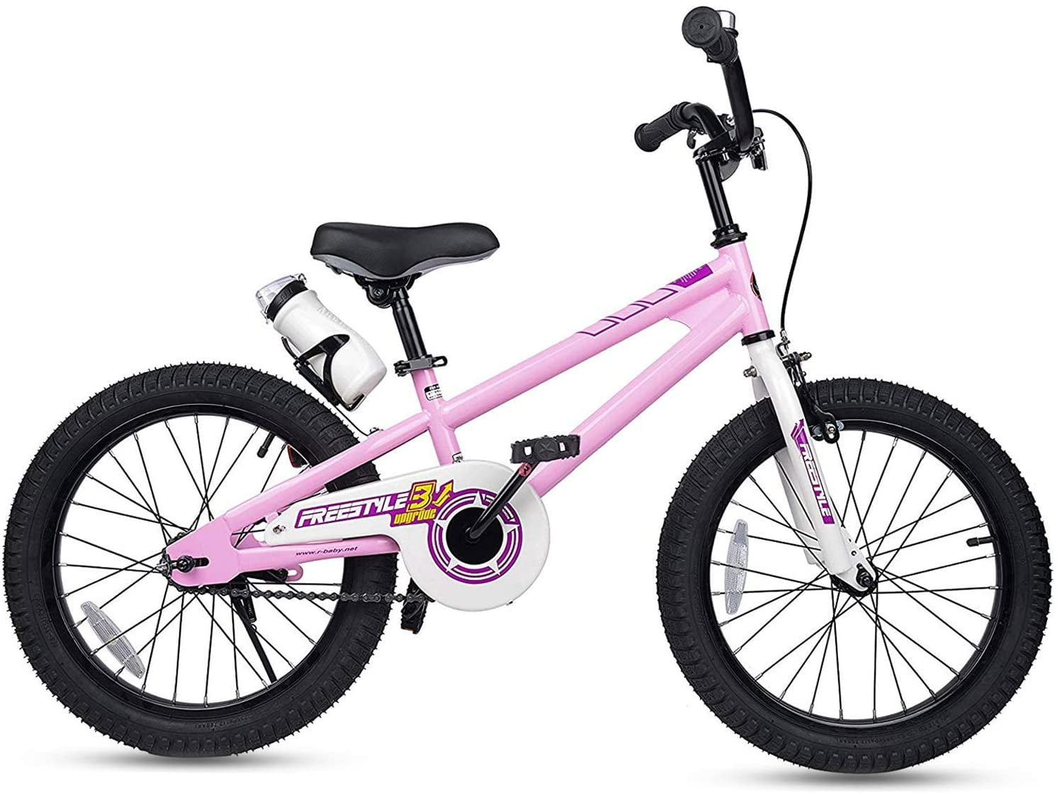 Royalbaby Freestyle Kids Bike 18 In. Girls Kids Bicycle Pink with