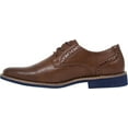 thumbnail image 3 of Boys' Deer Stags Avenal Jr Oxford Brown Faux Leather 3.5 M, 3 of 6