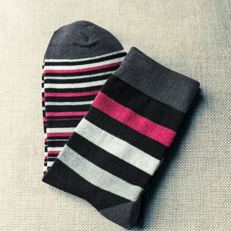 

6 Pairs Socks for Women Men s colorful Autumn Fashion color striped so socks in tube casual cotton socks Womens Socks
