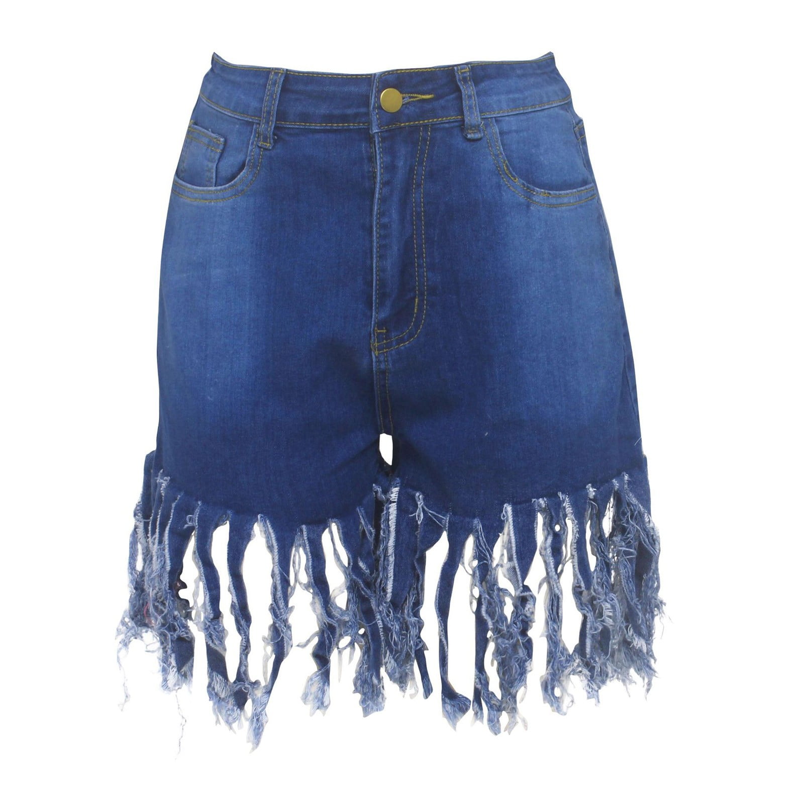 Brnmxoke Women's Casual Jean Shorts Summer Slim Fit High