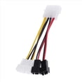 thumbnail image 3 of 2 Uds Molex de una Ventilador de 3 Pines Adaptador Cable de Alimentación Conector Ventilador de Refrigeración Ordenador Cables 12V/5V CC para CPU PC Ventilador con Cubierta, 3 of 5