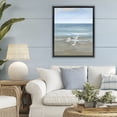 thumbnail image 3 of Stupell Industries Rustic Lodge Three Shorebirds & Gentle Waves Black Floating Frame Canvas Art, 25 x 31, by Nan, 3 of 8