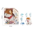 thumbnail image 3 of Realistic Robotic Dog Toy Electronic Pet Puppy That Walks Barks Sits Does Tricks Interactive Plush Robot Dog Birthday Gift for K-ids Easter Present Christmas Halloween Gift, 3 of 6