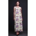 thumbnail image 2 of Bimba Robe Longue en Rayonne Imprimée Florale pour Femmes Chic Bohème Été Maxi Plage - Très Petit, 2 of 4