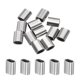 thumbnail image 1 of Uxcell 9/64" (3.5mm) Manga de detención de cable, 12 Pcs 304 Acero inoxidable bucles de crimpado conectores de tubo ovalado para cable de alambre, 1 of 7