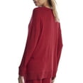 thumbnail image 2 of Donna Karan Sleepwear Womens Red Storm Knit Lounge Top Style-D3423318-RED, 2 of 2