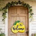 thumbnail image 7 of Cheapark Lemon Summer Wreath Welcome Sign Artificial Flowers for Indoor Outdoor Home Garden Party Decor, 7 of 7