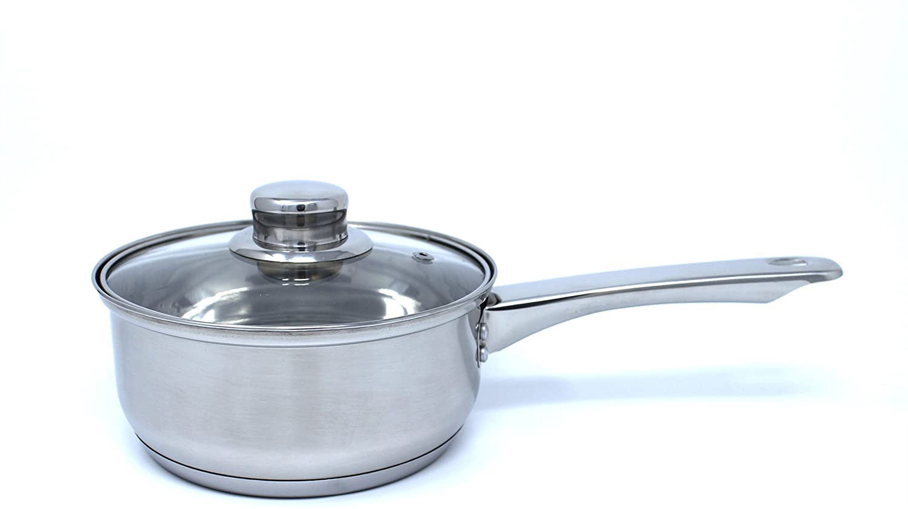 Concord Cookware Sas1700S 7-Piece Stainless Steel Cookware Set, includes Pots and Pans