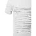 thumbnail image 3 of FashionOutfit Men's Cut Out Design Front Zipper Short Sleeves Top Hoodie, 3 of 3