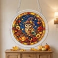 thumbnail image 5 of Halloween Sun Catcher for Window Hanging, 8 Styles Stained Glass Acrylic Puzzle Suncatcher for Windows Wall Car, Spooky House Warming Gift for Family Friends by MPOISVA, 5 of 7