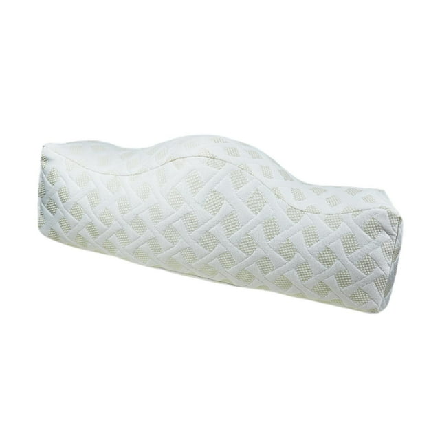 Tnarru Coussin Repose-Jambes Inclinable Support en Forme de W Cadeaux Robustes Repose-Pieds de Canapé Coussin Blanc