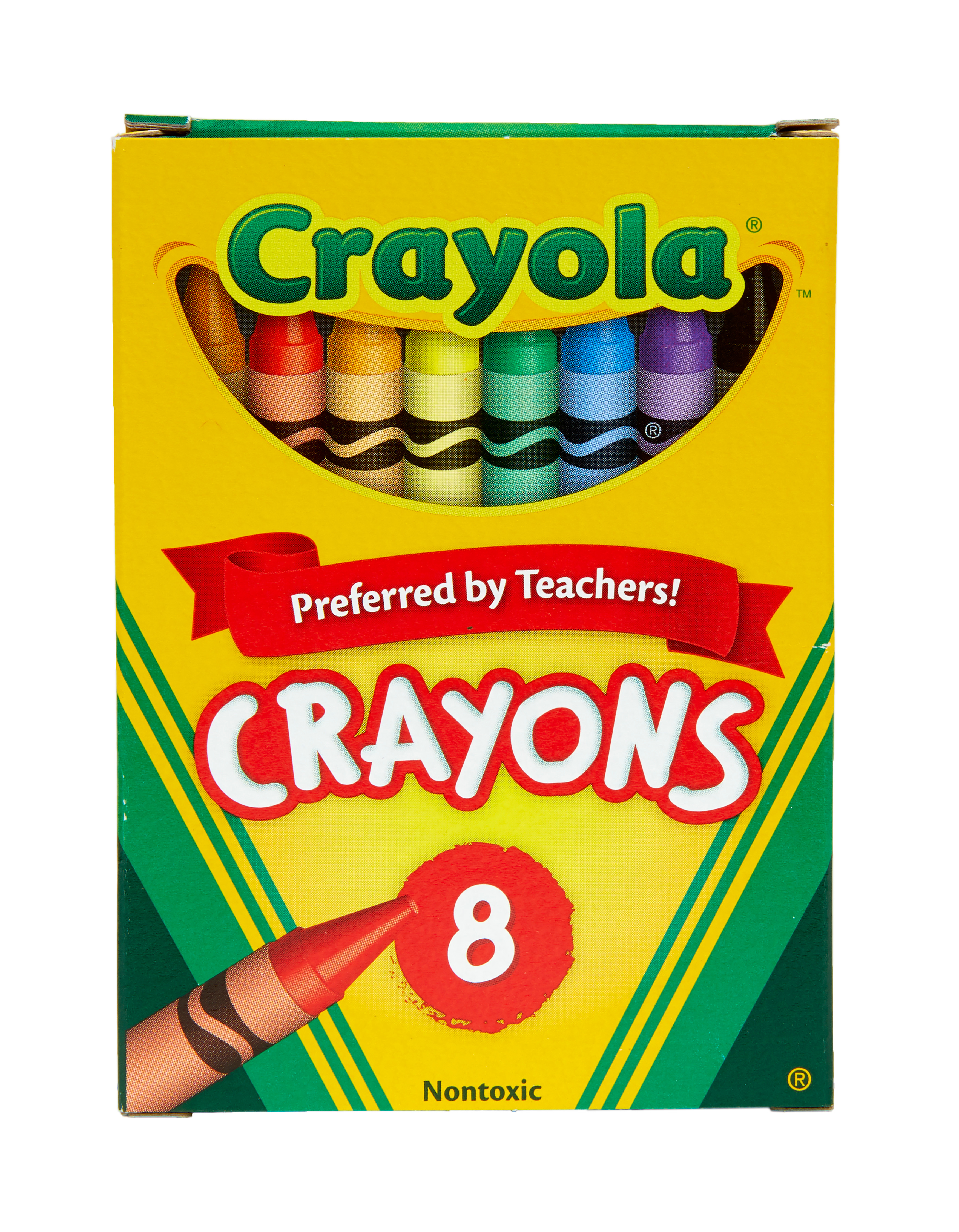 8 count large crayola crayons