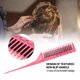 thumbnail image 1 of Peine de Cola de Rata, Peine Triple Para Peinar el Cabello Con Antideslizante Para Uso Profesional En Peluquería, 1 of 7