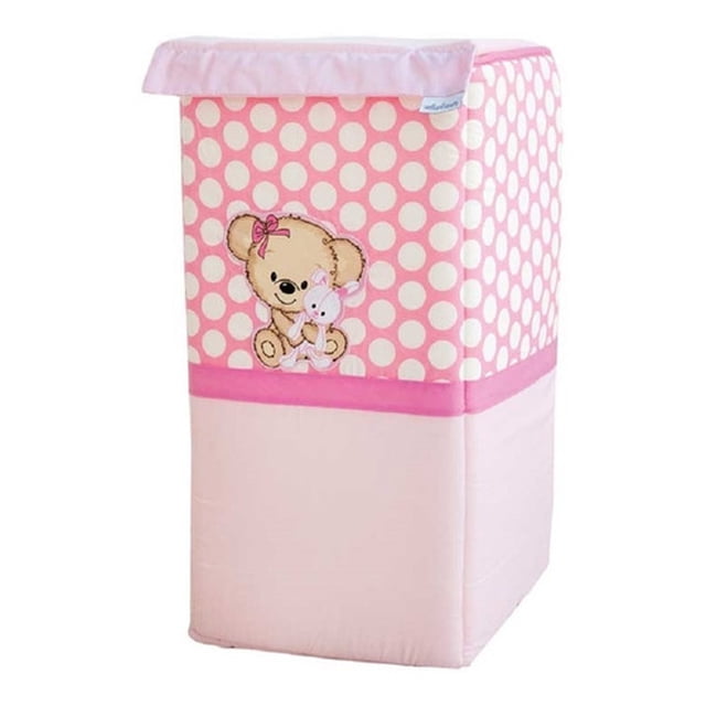 Cesto Multiusos Niña Mi Osita Rosa Poliéster Chiqui Mundo Chiqui Mundo Mi osita; multiusos; para ropa y juguetes