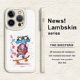 thumbnail image 1 of Combina estilo y funcionalidad con esta funda para teléfono de goma TPU a prueba de golpes de alta calidad, diseñada con un patrón de dibujos animados único y artístico para tu iPhone., 1 of 4