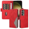 thumbnail image 1 of Compatible with Samsung Galaxy S23 Ultra 5G PU Leather Wallet Case with Card Holder Magnetic Closure Cover, 1 of 5