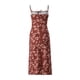 thumbnail image 3 of VISgogo - Vestido informal para mujer, estampado floral, sin mangas, cuello de tirantes, lazo en la parte inferior, vestido de playa con abertura alta VISgogo  moda, 3 of 9