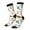 3 Black, variant on Cartoon Animals Print Adult Socks for Men & Women,Calf Socks, Ankle Socks,Boots Socks,Breathable Casual Sock,Unisex Crew Socks