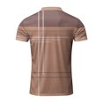thumbnail image 5 of LRGSHF Men's&nbsp;polo Shirts Colorful Stripes Short Sleeve Tops Summer Soft Slim Fit Pullover Vintage Breathable Lightweight Golf T-Shirt, 5 of 5