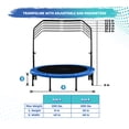 thumbnail image 2 of Upper Bounce Trampoline D\'entraînement Physique Pliable 48 Pouces avec Barre Réglable, 2 of 5