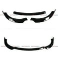 thumbnail image 4 of 3Pcs Front Bumper Lip Compatible with 2015-2024 Dodge Charger, Air Dam Lower Chin Spoiler Splitter Fit for SRT Hellcat 392 Scat Pack GT R/T Daytona, Protection Body Kit (Glossy Black), 4 of 11