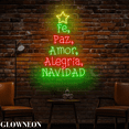 thumbnail image 3 of Glowneon Fe Paz Amor Alegria Navidad Led Sign, Mexican Christmas Sign, 3 of 5