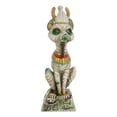 thumbnail image 3 of Egyptian God Of The Dead And Rebirth Osiris Mummy On Hieroglyphic Base Statue, 3 of 6