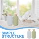 thumbnail image 4 of 2pcs Squeeze Bottles Refillable Travel Bottles Lotion Bottles Shampoo and Conditioner Bottles 200ml, 4 of 4