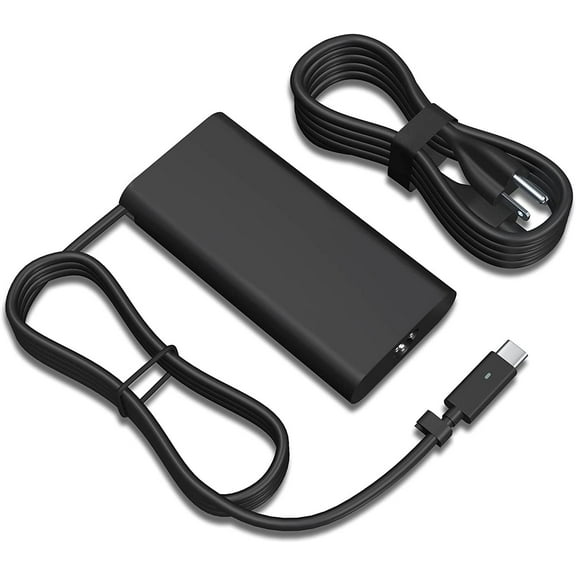 Aprelco 130W USB-C Type-C AC Adapter Charger Compatible with Dell Latitude 17 7778 Chromebook 11 5190 Power