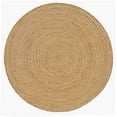 thumbnail image 5 of Agro Richer Hand Braided Beige Color Round Jute Made Area Rugs, Living Room Carpet, Runner, Indoor Outdoor Rugs-24 Inch, 5 of 5