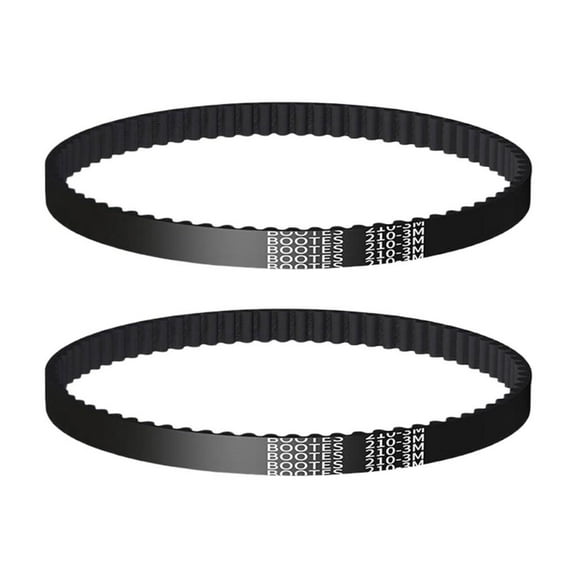 WE-POLUJ 2/4Pcs Replacement Transmission Belt Wear Resistant Vacuum Cleaner Rubber Belt for 3M180 3M186 3M198 3M201 3M207 3M210