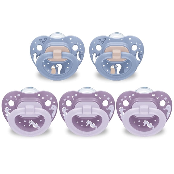 NUK Orthodontic Pacifiers, 6-18 Months, 5 Pack