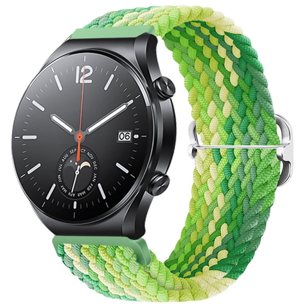 Adecuado para la correa de reloj Xiaomi S1/S2 Correa elástica trenzada de nailon ajustable
