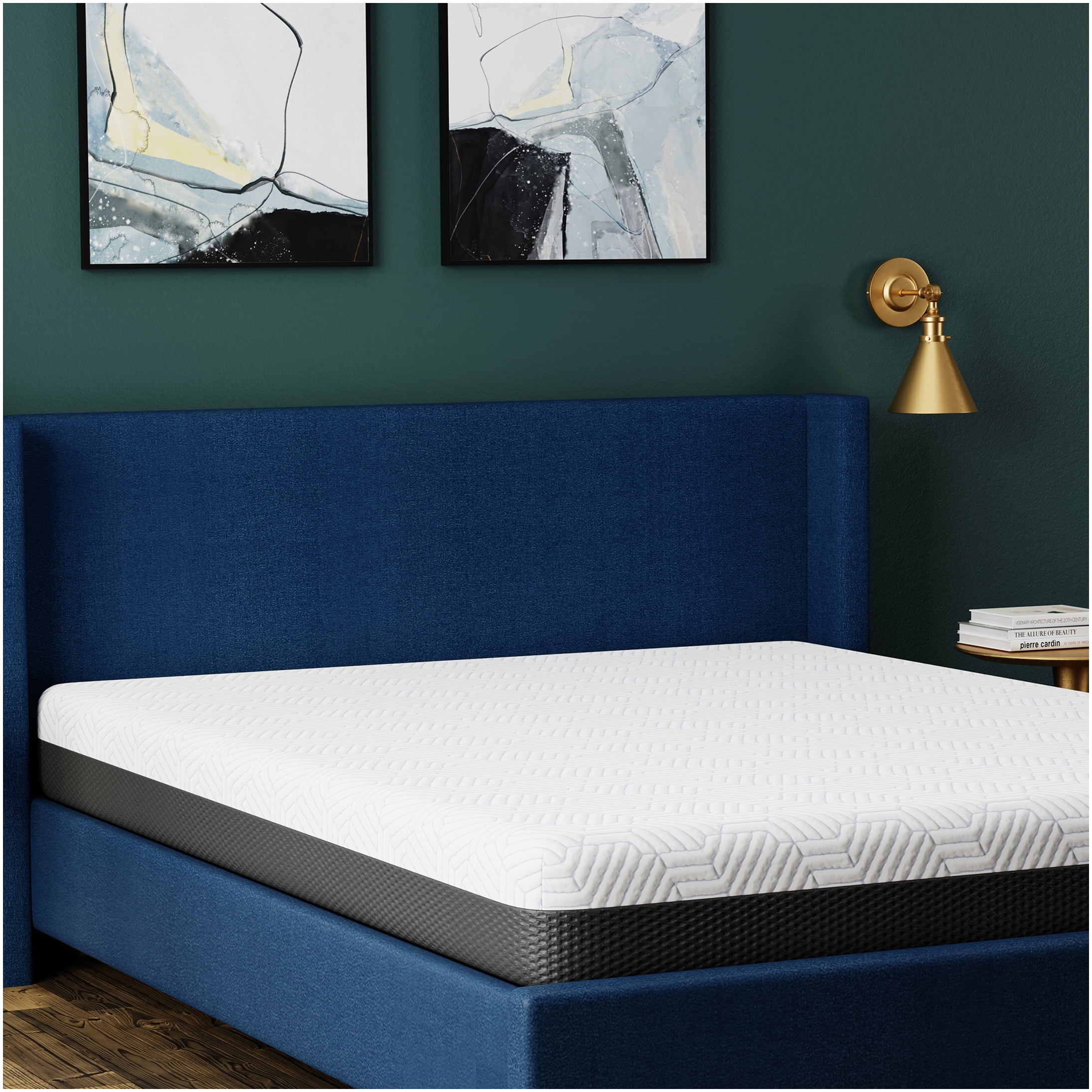 8 Inch Twin XL Cooling Gel Memory Foam Mattress, Medium Firm Support, Breathable Cover, CertiPUR-US Certified, Bed in a Box