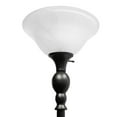 thumbnail image 5 of Lalia Home 71" Classic 1-Light Torchiere Floor Lamp with Marbleized Glass Shade, Restoration Bronze, 5 of 10