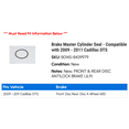 thumbnail image 2 of Brake Master Cylinder Seal - Compatible with 2009 - 2011 Cadillac DTS - AC Delco, 2 of 2