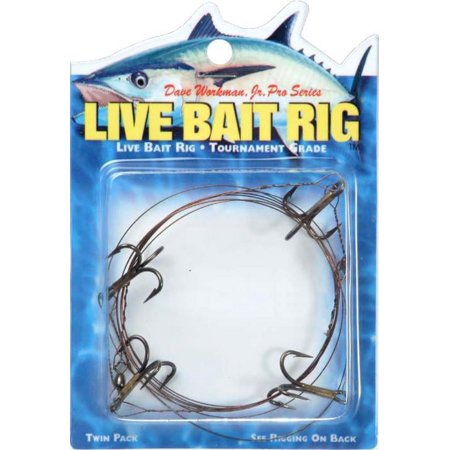 UPC: 0043344006017 | Boone 00601 Live Bait Rig 2 Pk 2 # 2 Treble Hook