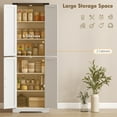 thumbnail image 4 of HOMCOM 72" Pantry Cabinet, Kitchen Storage Cabinet for Dining Room, White, 4 of 10