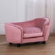 thumbnail image 5 of Sofá cama para mascotas Getifun Terciopelo con Cojín Lavable para Perros y Gatos Pequeños Gris Rosa, 5 of 5