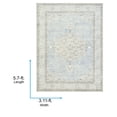 thumbnail image 3 of Livabliss x Becki Owens Lila Vintage Medallion Area Rug,3'11" x 5'7",Denim, 3 of 10