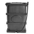 thumbnail image 1 of FCMP Outdoor WG4000-GRY Home Outdoor Wood Grain Rain Water Catcher Barrel, 1 of 12