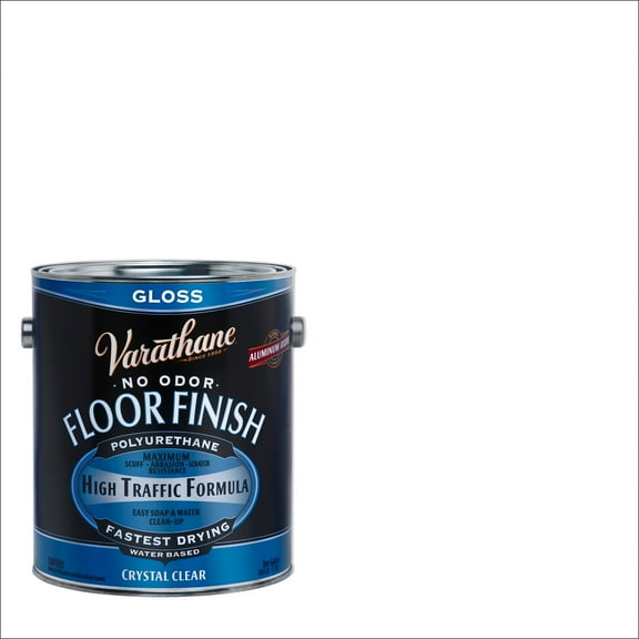 2 Pack, Clear, Varathane Classic Floor Finish ( Water-Based) Gloss - 230031, Gallon