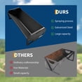 thumbnail image 4 of Heavy Duty Steel Livestock Feeder Trough – 22 Gallon Capacity, 45" Hay Feeder – Feeds Up to 10 Sheep at Once – Ideal for Horses, Goats, Sheep, Cattle, Alpacas – Durable, Easy to Clean, 4 of 8