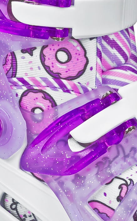Purple/White