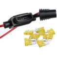 thumbnail image 2 of 8 Pack Fuse Holder 12V Waterproof 14AWG 20Amp Auto Car Motor Blade Fuse, 2 of 4